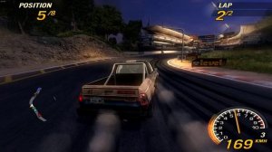 Flatout 2 Race Level 3 3 Racing Sprint Cup 3 карта Riverbay Circuit 2 1 попытка