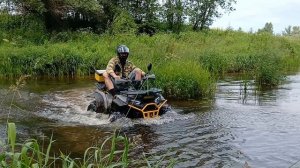 В брод на квадрике