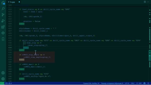 Уроки SolidCAM: Добавляем глубокое нарезание резьбы метчиком в постпроцессор
