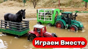 Машинки мультики детям 🛻 Приключения машинок и животных ! Игрушки мультики детям