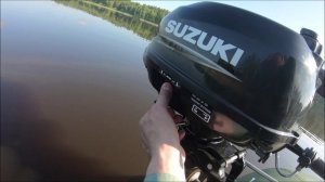 НОВЫЙ мотор suzuki 2.5 и лодка флинк NEW suzuki 2.5 engine