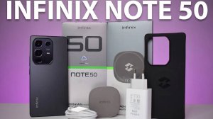 Infinix Note 50 распаковка