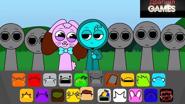 игра СПРУНКИ! музыкальные игра СПРУНКИ! Sprunki incredibox music! смотреть онлайн