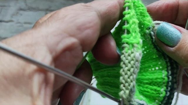 Носки - интарсия, Мастер-класс смотреть онлайн