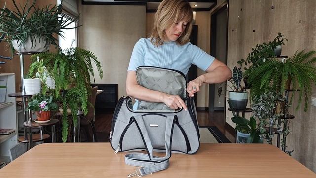 Спортивная сумка Polar 7069 светло-серая смотреть онлайн