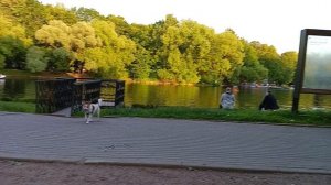 Воронцовский парк Москва.Пицца на огне, уличные музыканты, катамараны, аттракционы, горячая кукуруза