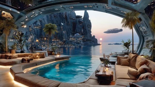 Trajectory Relaxing Sci Fi Ambient Music 🎧💫 for a Hopepunk Vacation смотреть онлайн