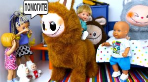 БЕШЕНАЯ ЛАБУБАКА😱😜😳 КАТЯ И МАКС веселая семейка! Смешные истории куклы Барби и ЛОЛ Даринелкатв