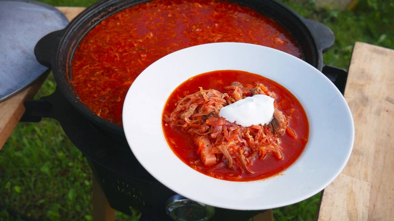 Борщ – Рецепт настоящего вкусного борща смотреть онлайн