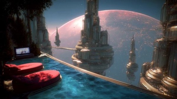 Aether ⧫ Calming SciFi Ambient Soundscape ⧫ Peaceful Interplanetary Retreat