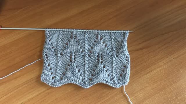 Узор спицами для ваших изделий. Присоединяйтесь повяжем вместе смотреть онлайн