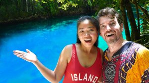 ЗАЧАРОВАННАЯ РЕКА ХИНАТУАН СУРИГАО ДЕЛЬ СУР МИНДАНАО ФИЛИППИНЫ / ЖИЗНЬ НА ОСТРОВЕ