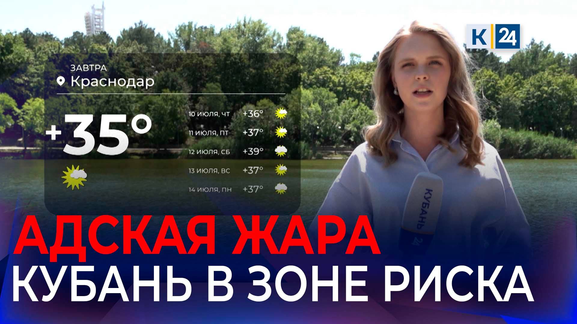 Жара на 5 °C выше климатической нормы ожидается в Краснодарском крае смотреть онлайн