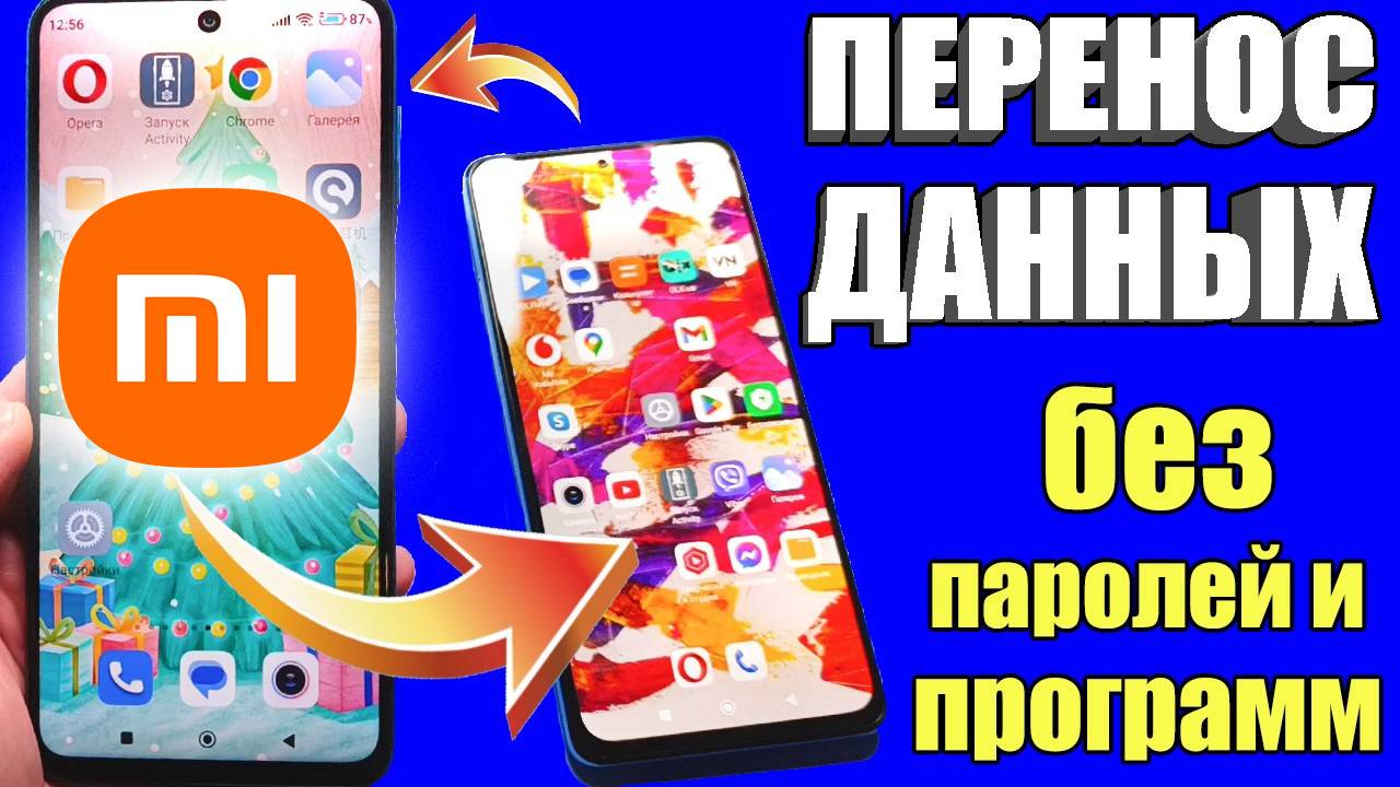 Перенос данных с Xiaomi на Xiaomi смотреть онлайн