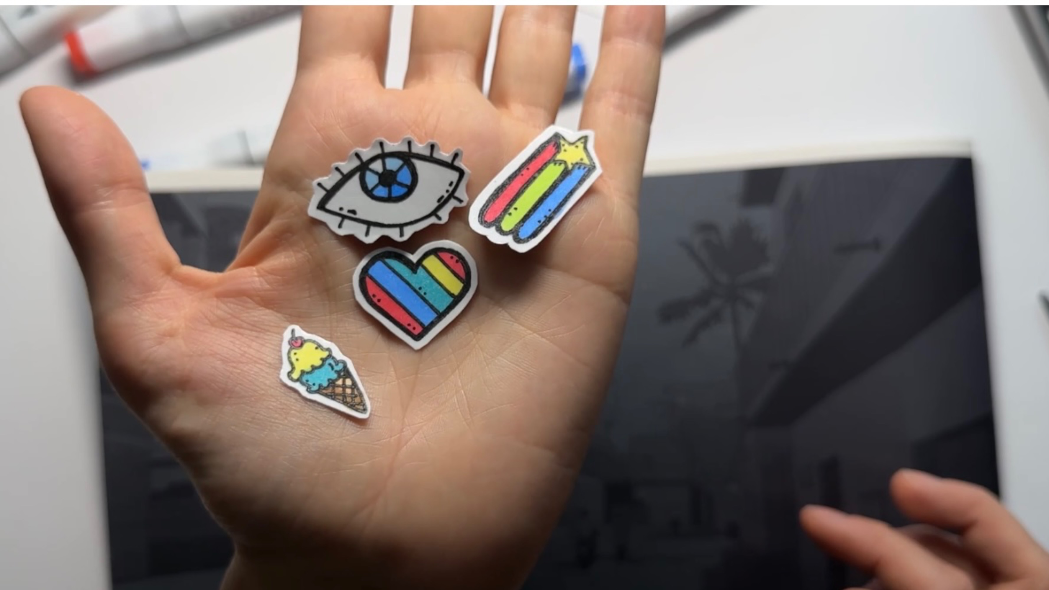 DIY Stickers 🍦 Наклейки, стикеры своими руками.