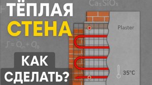 Тёплая стена — зачем вообще делать такое отопление?