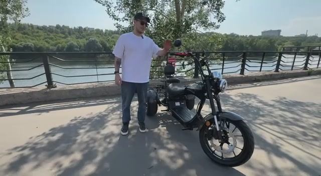 ✅НОВИНКА🔥Стильный-Чоппер 3 колеса ТЕСТ ДРАЙВ В ДЕЛЕ🔥 Электроскутер ikingi trike 3300w 60/33Ah смотреть онлайн