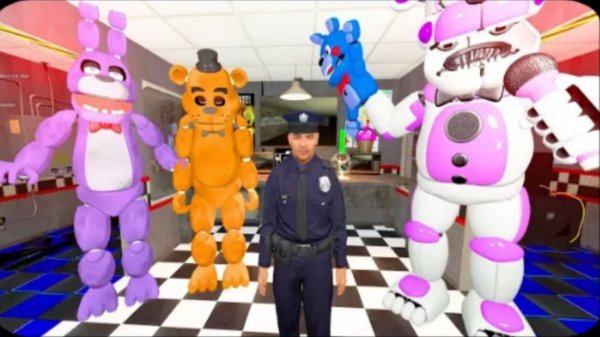 АНИМАТРОНИКИ ПУГАЮТ ОХРАННИКА FNAF 1 ﹥ Garry's Mod