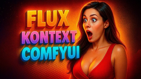 Flux Kontext ComfyUI - мощная и быстрая схема с Redux