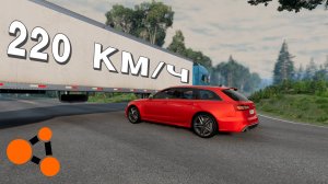ВЛЕТЕЛ В ПРИЦЕП ГРУЗОВИКА ( BeamNg Drive )