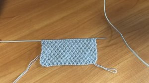 Узор спицами "РИС"