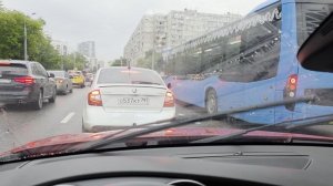 Антидождь Soft99 Ultra Glaco, пока не притёрлись дворники...