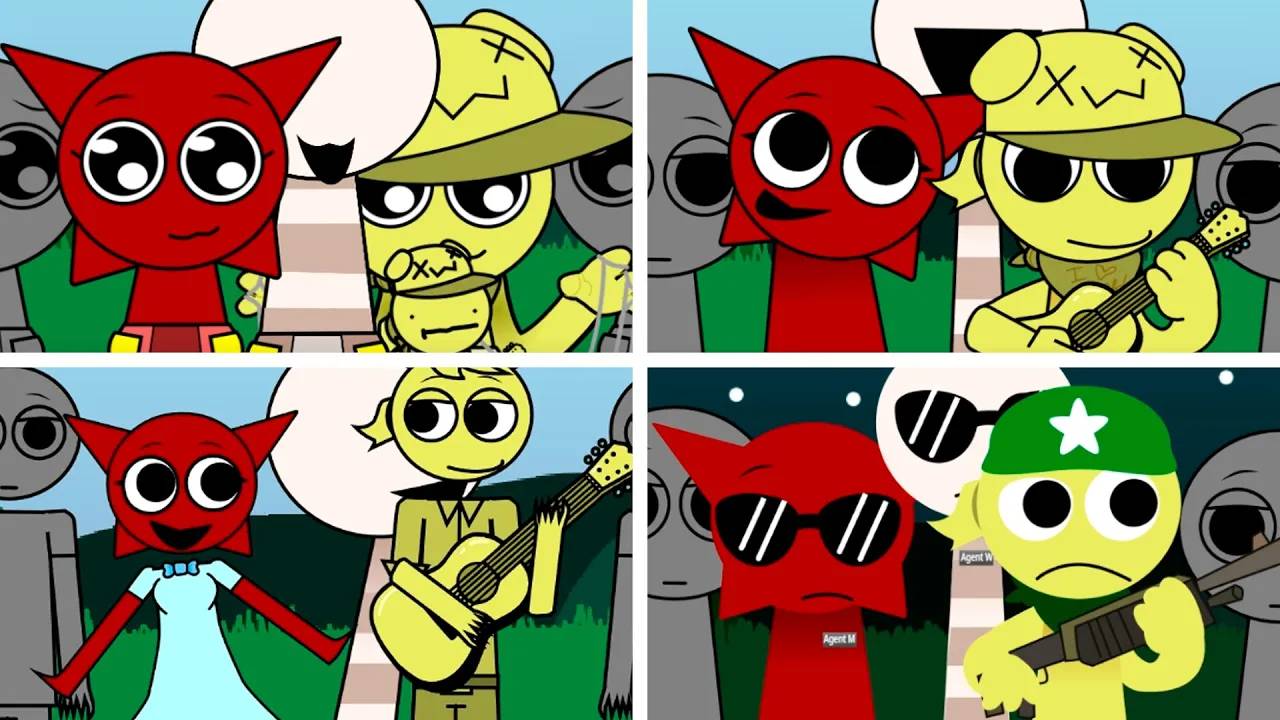 В Incredibox снова появились Спрунки, но ТОЛЬКО Мруна, Вайрум и Мард в разных модах