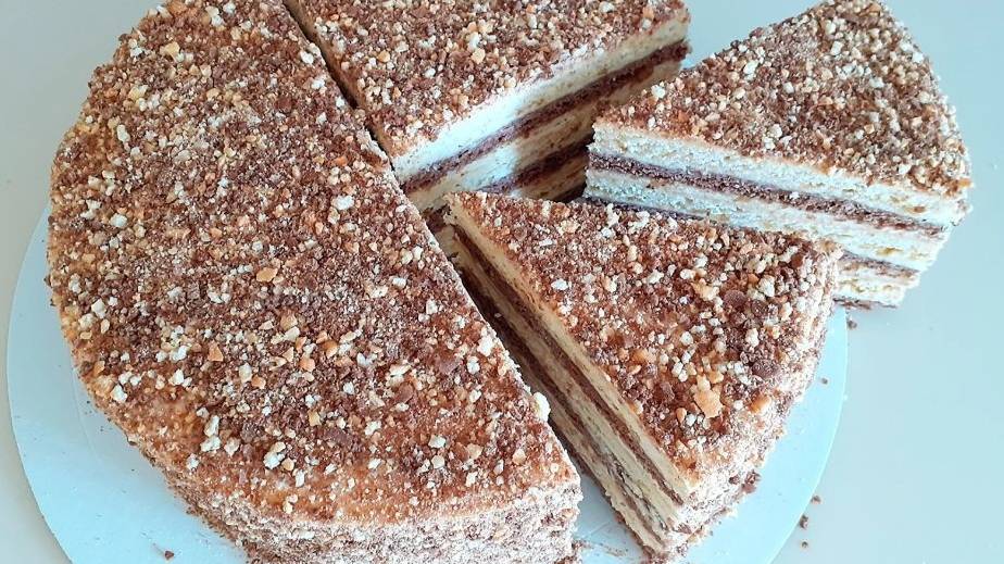Торт Мишка на Севере рецепт простого сметанного торта. смотреть онлайн