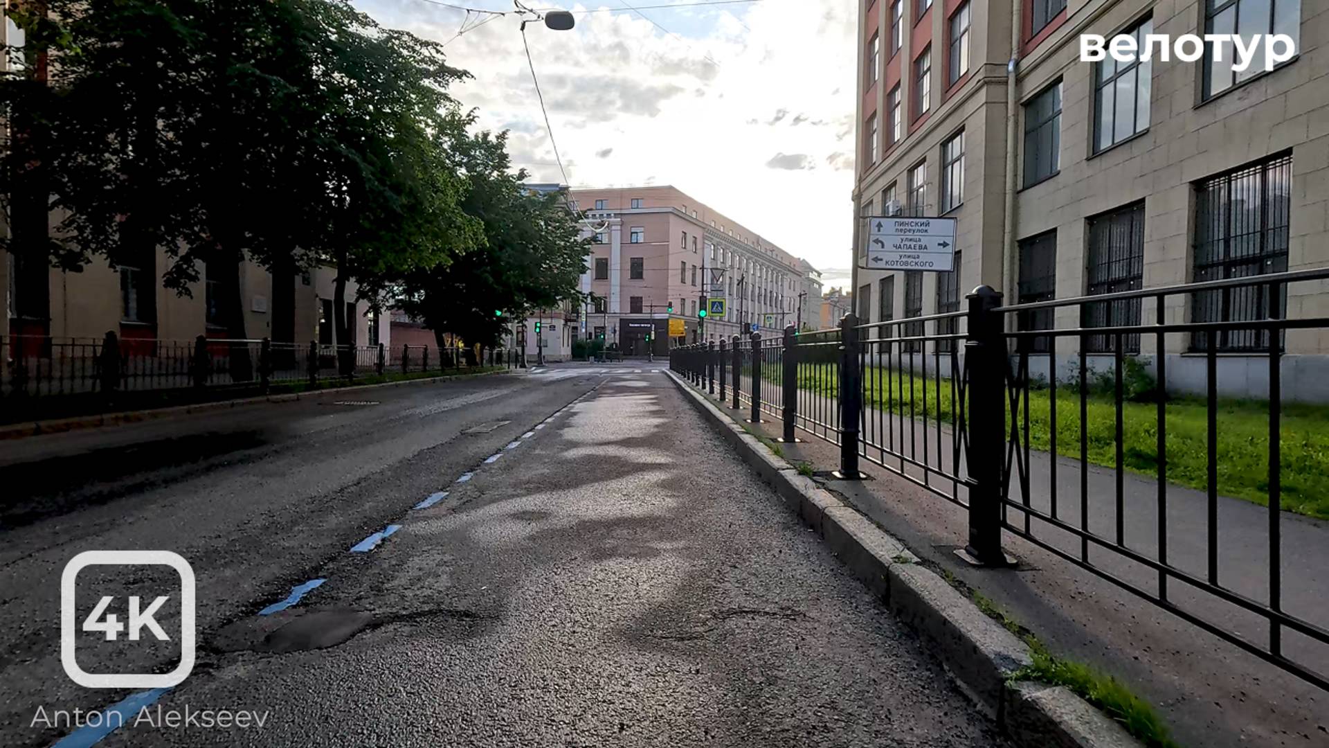 На велосипеде по Санкт-Петербургу. Петроградский район.