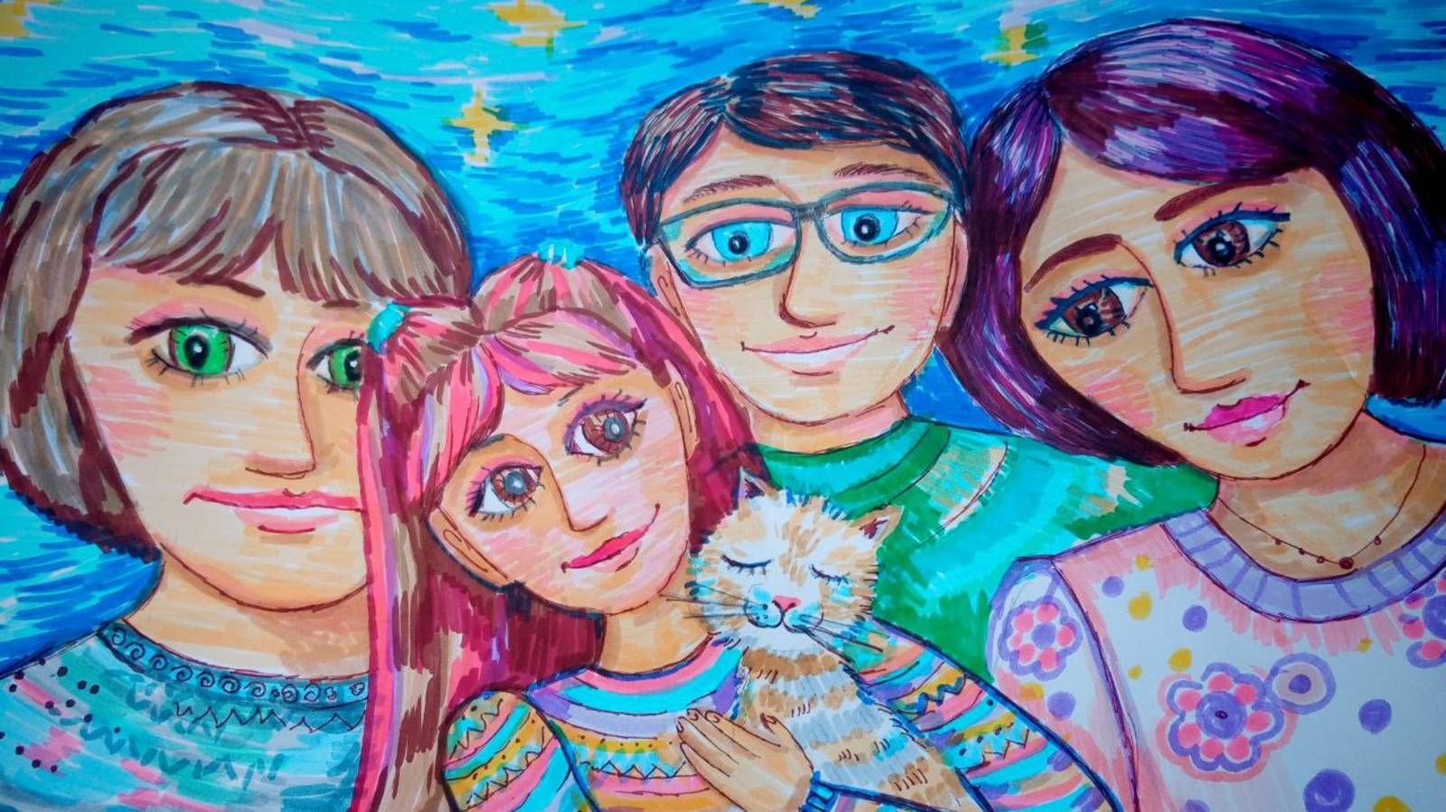 Выставка Мы рисуем счастье смотреть онлайн