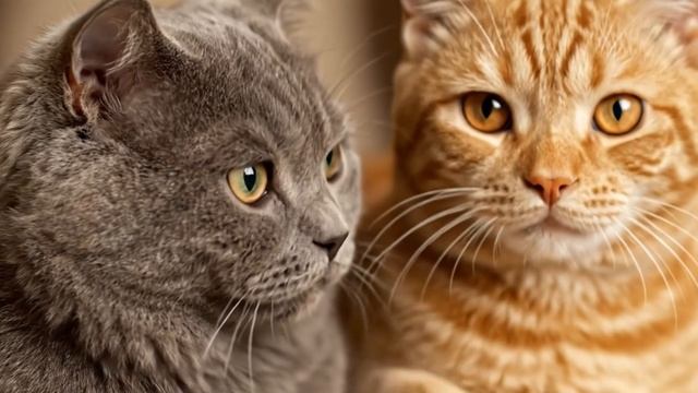 коты на допросе, кто из вас стащил рыбу со стола, два кота в доме смотреть видео с котами смотреть онлайн