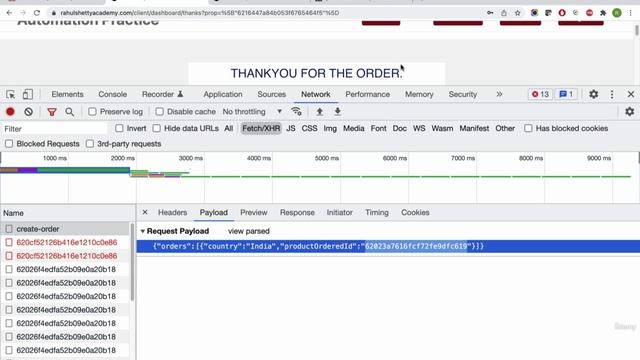 Place Order API To Create Order And Bypass The Flow In UI With Mix Of WebAPI