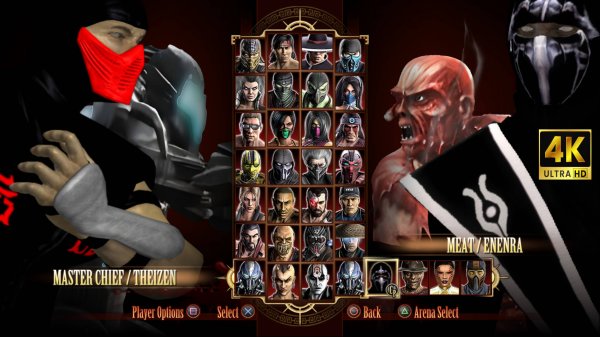 Игра за Master Chief & Theizen в Mortal Kombat Komplete Edition на PS3 Expert в 4K