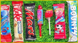 Мультики для малышей. Мультики конфетки для деей. Сладкие киндер сюрпризы, шоколадки и чупа чупсы