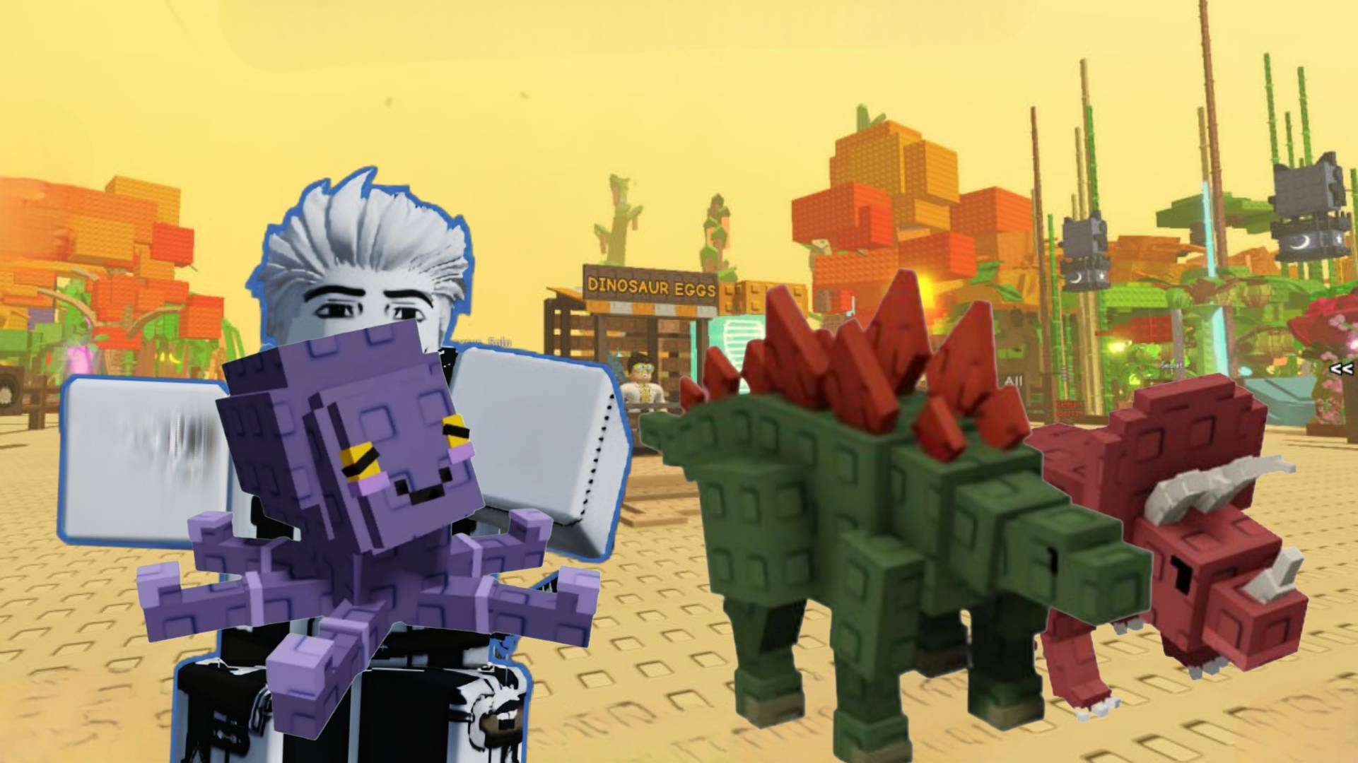 ПОЛУЧИЛ НОВЫХ ДИНОЗАВРОВ И ВЫЛОВИЛ МИМИКА-ОСЬМИНОГА ИЗ ЯЙЦА В ВЫРАСТИ САД РОБЛОКС! | GROW A GARDEN!