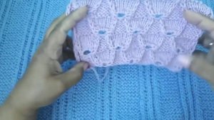 Как связать узор спицами Желуди