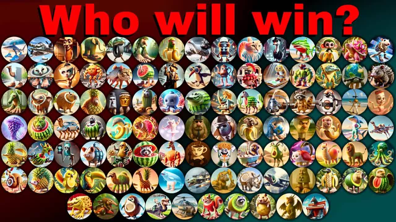 ВСЕ 100 персонажей итальянской игры Marble Race