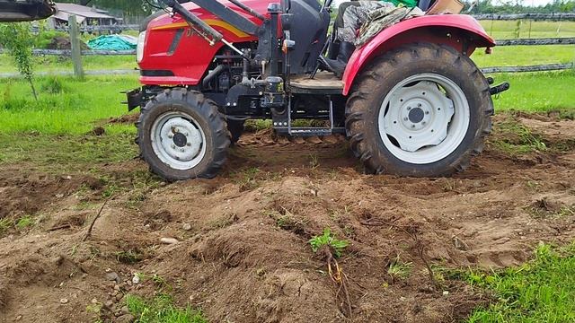 Работа на участке ДонгФенг 244 G2 Dongfeng