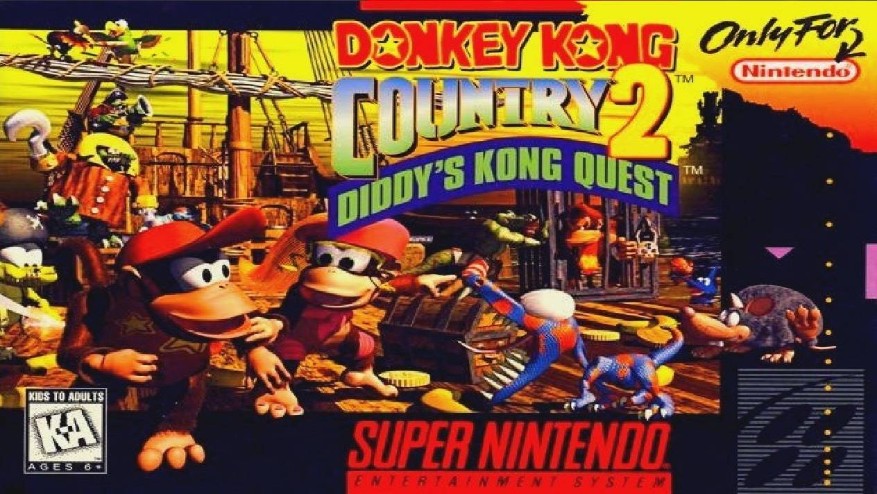 Donkey Kong Country 2 - Diddy’s Kong Quest (SNES) Полное прохождение смотреть онлайн