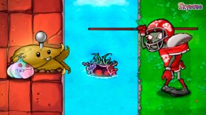 СРАЗУ ТРИ ЛОКАЦИИ В ОДНОМ | Plants vs Zombies Hybrid mod [13]