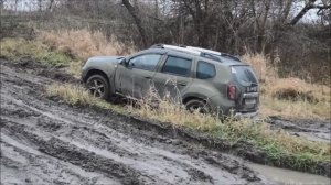Рено DUSTER . Бездорожье на рыбалке. Duster off-road
