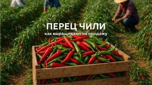 Как выращивают перец чили на продажу? 🌶️