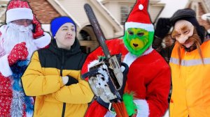 ГРИНЧ ГОНЯЕТСЯ ЗА НАМИ С БЕНЗОПИЛОЙ | Сериал ГРИНЧ - 5 серия