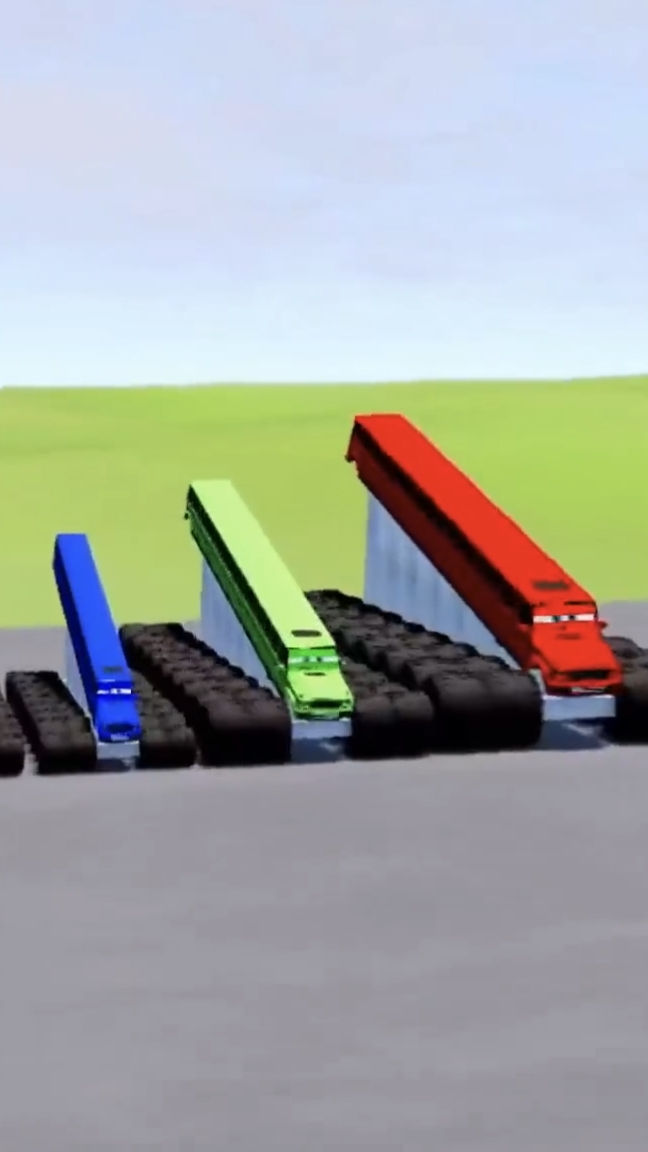 Большие и маленькие цветные машинки против портала смотреть онлайн