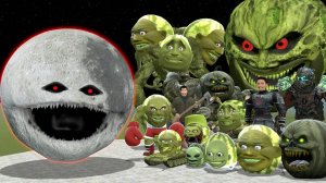 Луна Разбудила Монстра Против Всей Семьи Линг Ган Мелон Мун