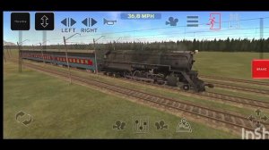 ЕЗЖУ НА ПОЕЗДЕ ДО СТАНЦИИ В ИГРЕ Train and rail yard simulator | КОМП1050