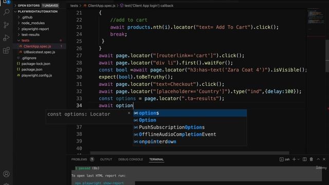 Handling Auto suggestive dropdown options with playwright - Example смотреть онлайн