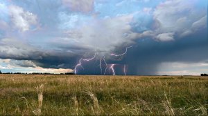 Мощные грозы в деревне 29/06/2025