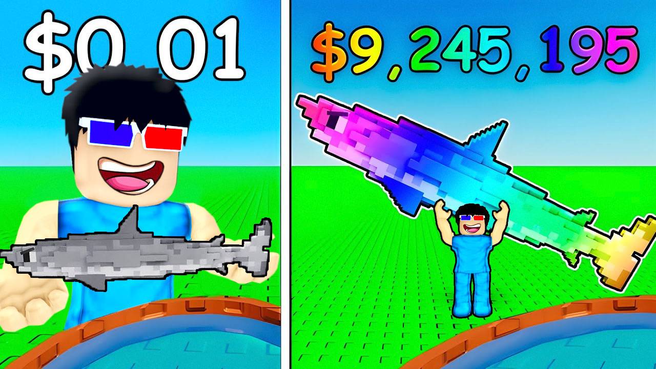 🐟ВЫРАСТИ РЫБУ В РОБЛОКС! ROBLOX GROW A FISH смотреть онлайн