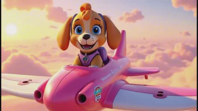 Щенячий патруль. Мега сборник, Скай! Гончик! Крепыш! смотреть онлайн